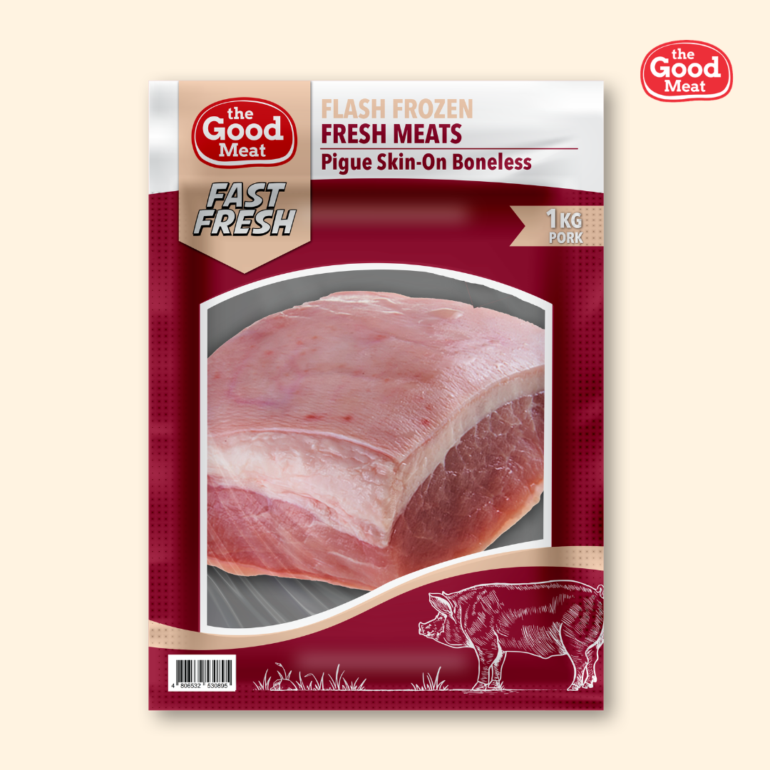The Good Meat Pigue Skin On Boneless 1kg