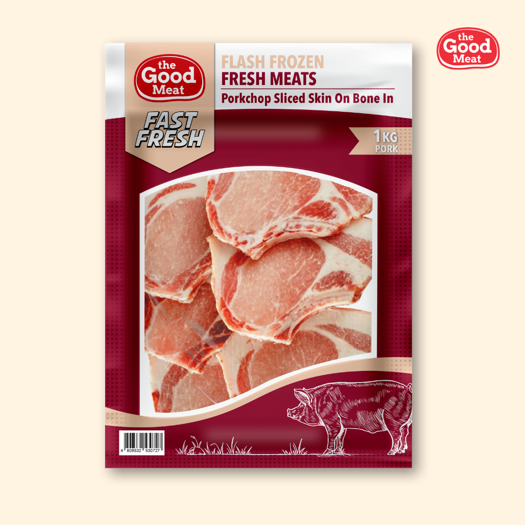 The Good Meat Pork Chop Sliced 1kg