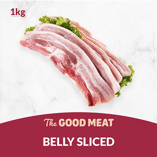 The Good Meat Belly Sliced 1kg