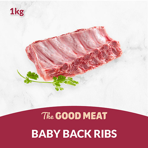 The Good Meat Baby Back Ribs 1kg