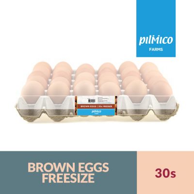 Eggs Brown Freesize (Tray 30’s)