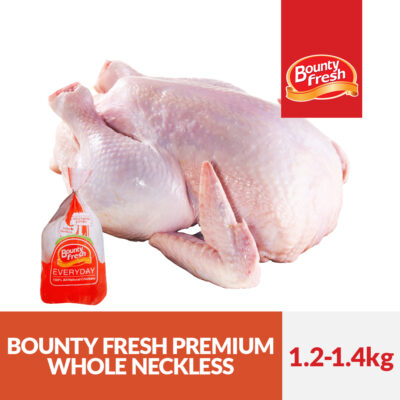 Bounty Fresh Premium Whole Chicken – Neckless (1.2kg ~ 1.4kg)