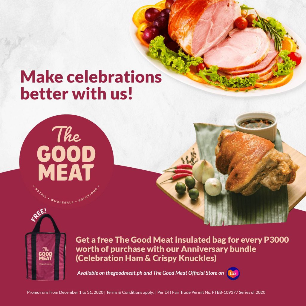 Get a free The Good Meat Insulated bag for every Php3000