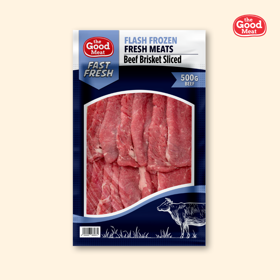 The Good Meat Beef Brisket Sliced 500g