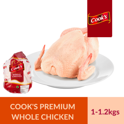 Cook’s Premium Whole Chicken (1-1.2kgs)
