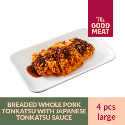 Breaded Whole Pork Tonkatsu w/ Tonkatsu Sauce