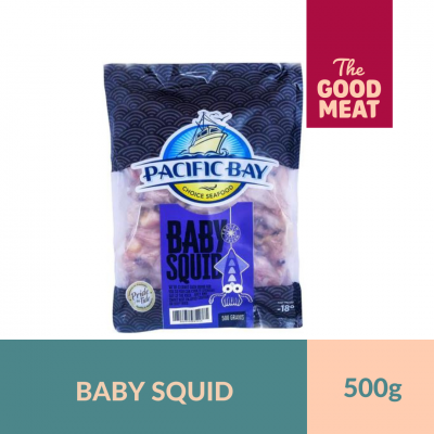 Pacific Bay Baby Squid (500g)