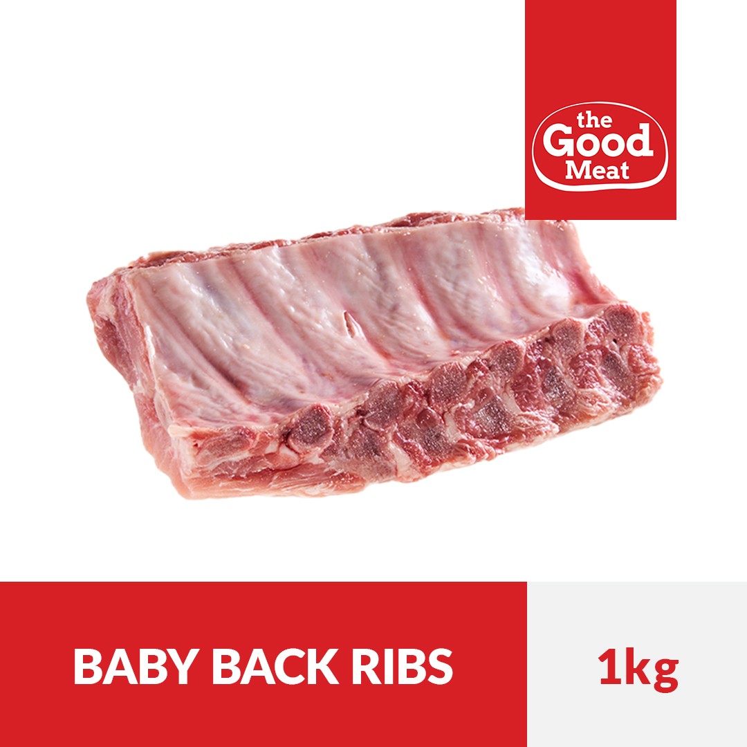 Pork Baby Back Ribs Raw 1kg