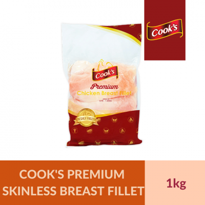 Cook’s Premium Skinless Breast Fillet (1kg)