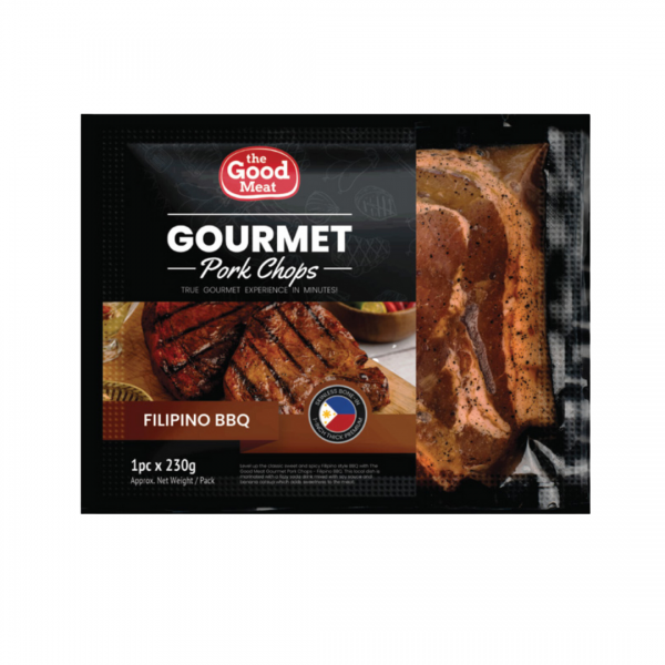 Filipino BBQ pork chops packaging