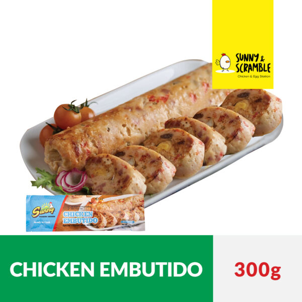 Delicious slices of Sunny & Scramble Chicken Embutido