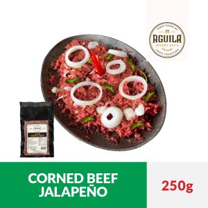 A plate of the spicy Jalapeño Corned Beef