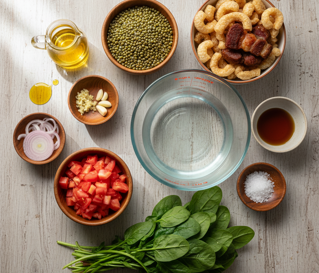 ginisang munggo ingredients