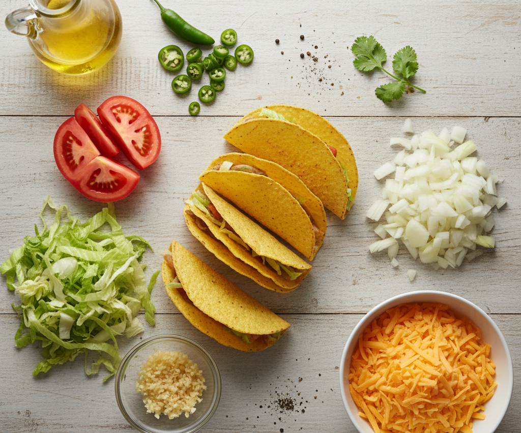 Sisig tacos ingredients