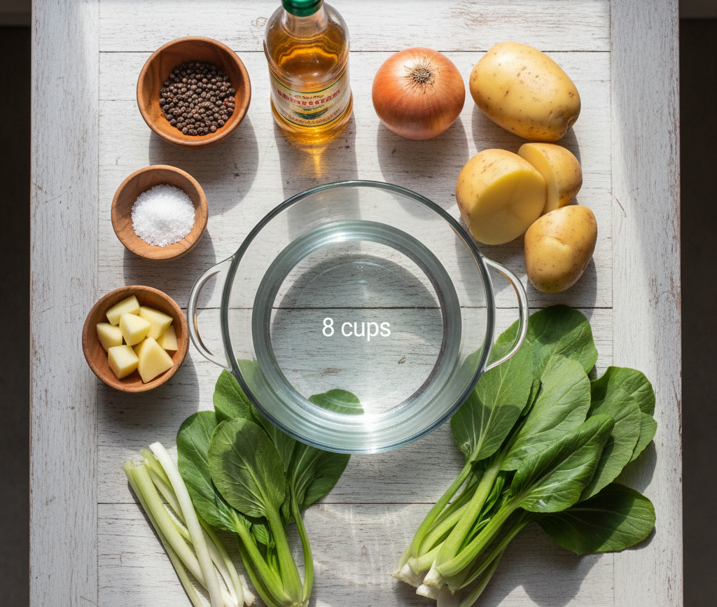 Nilagang Baboy ingredients