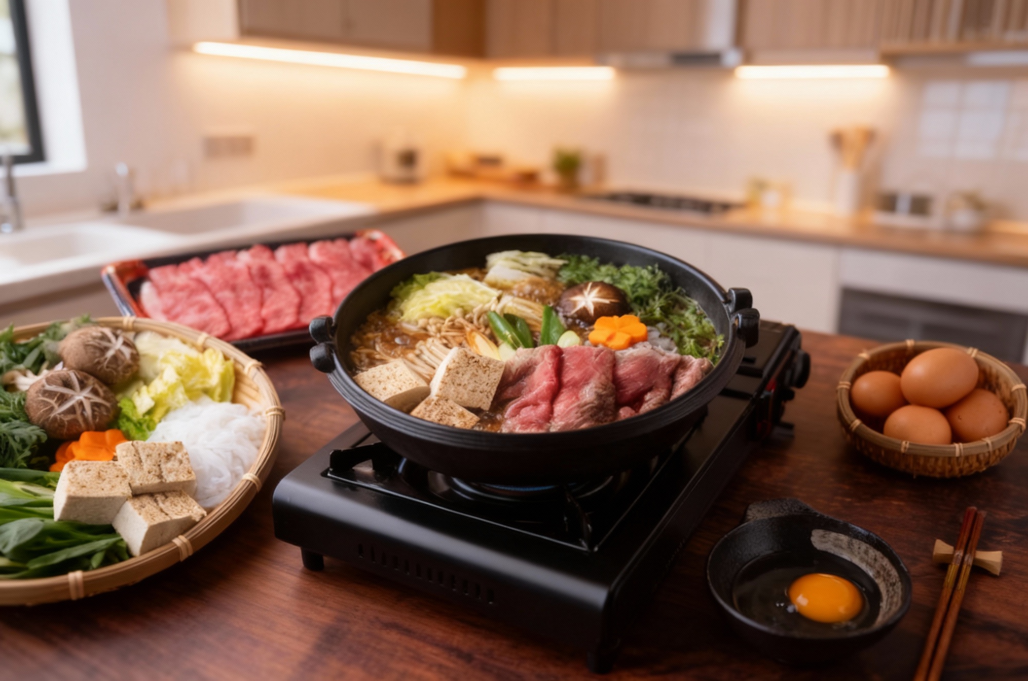 One Pot Beef Sukiyaki Recipe
