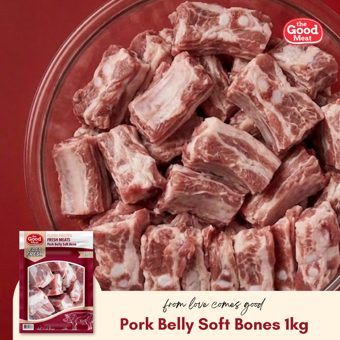 The Good Meat Pork Belly Soft bones 1kg